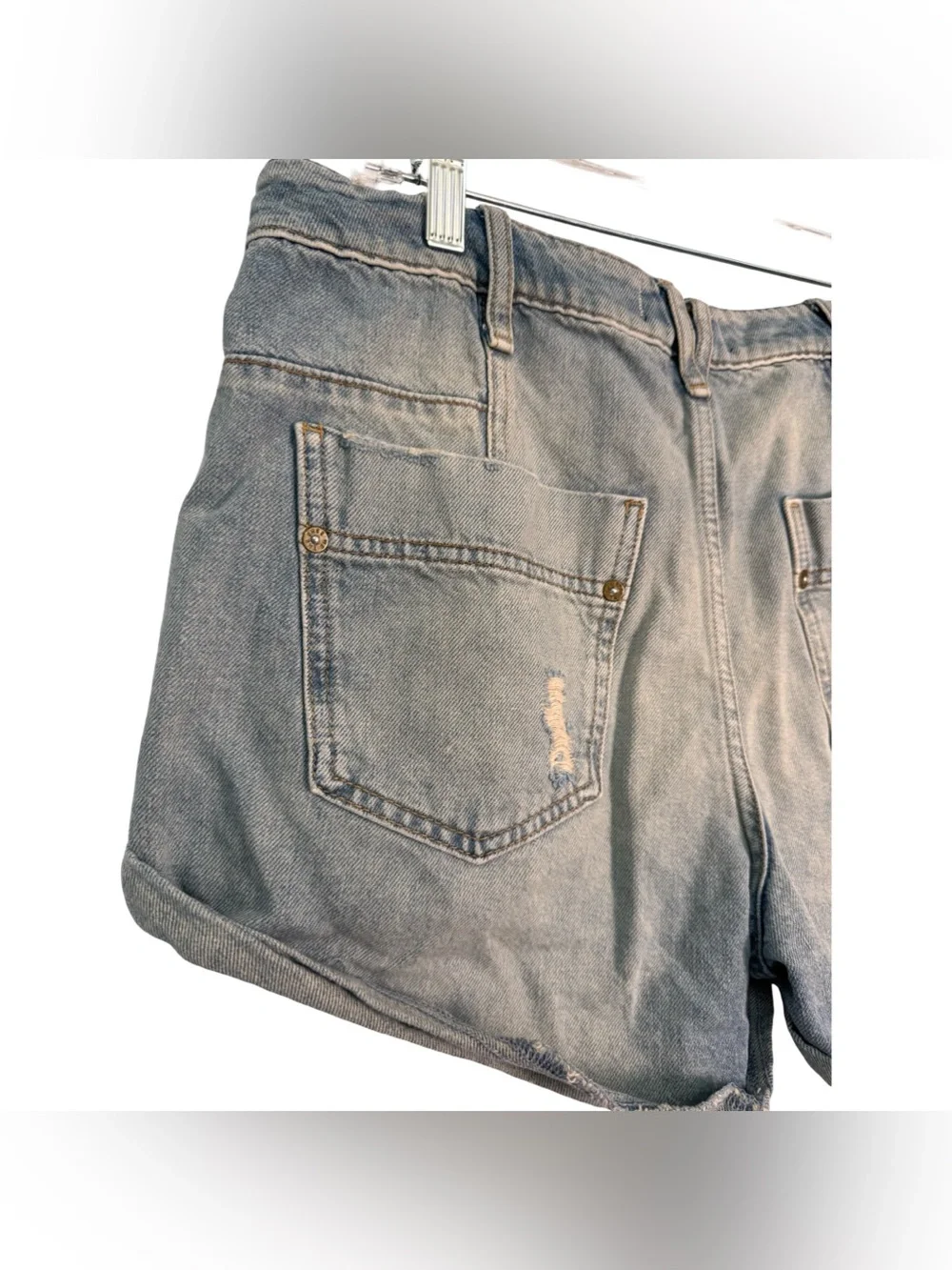 Free People We The Free Denim Shorts | Size 30 | Button Fly